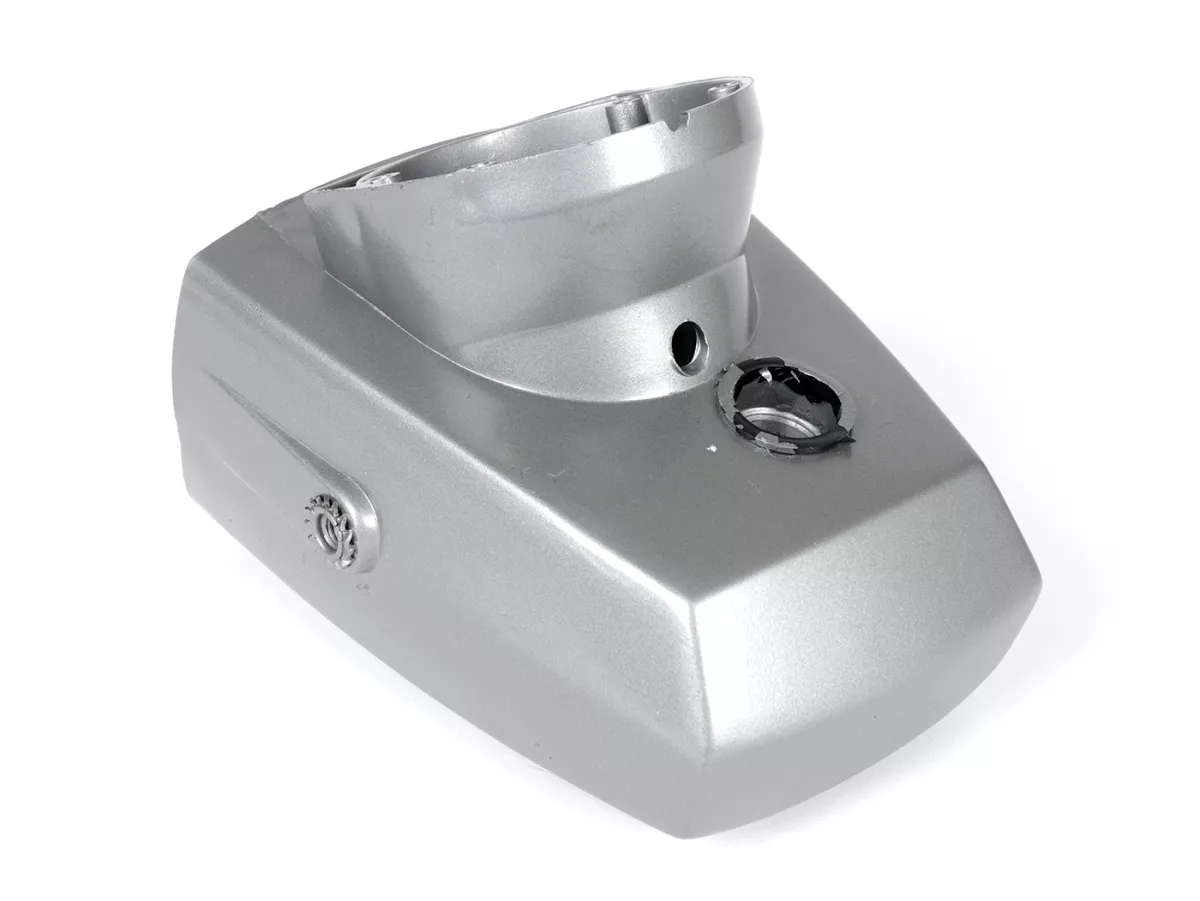 Faro delantero -SIEM- Piaggio Ciao SC gris plata con número de prueba DGM