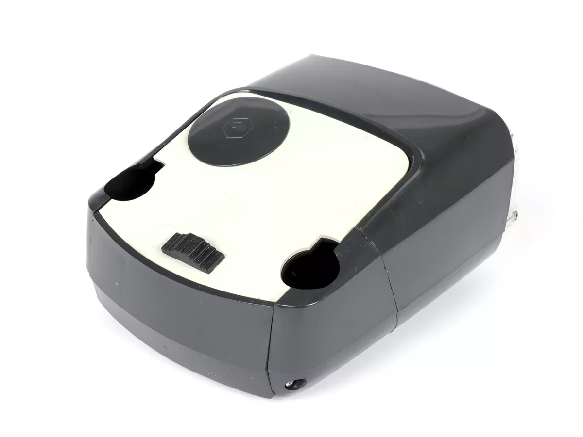 Faro delantero -SIEM- Piaggio Boxer 2 gris mate con número de prueba DGM