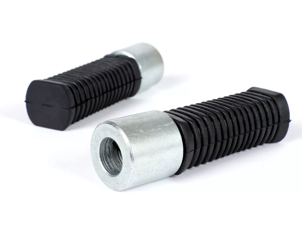 Footrests -OEM- Piaggio Ciao, Bravo, Si, Boxer, Citta, EC1 - Ø=15mm