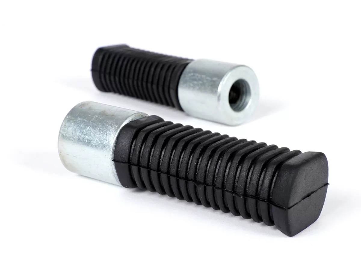 Footrests -OEM- Piaggio Ciao, Bravo, Si, Boxer, Citta, EC1 - Ø=15mm