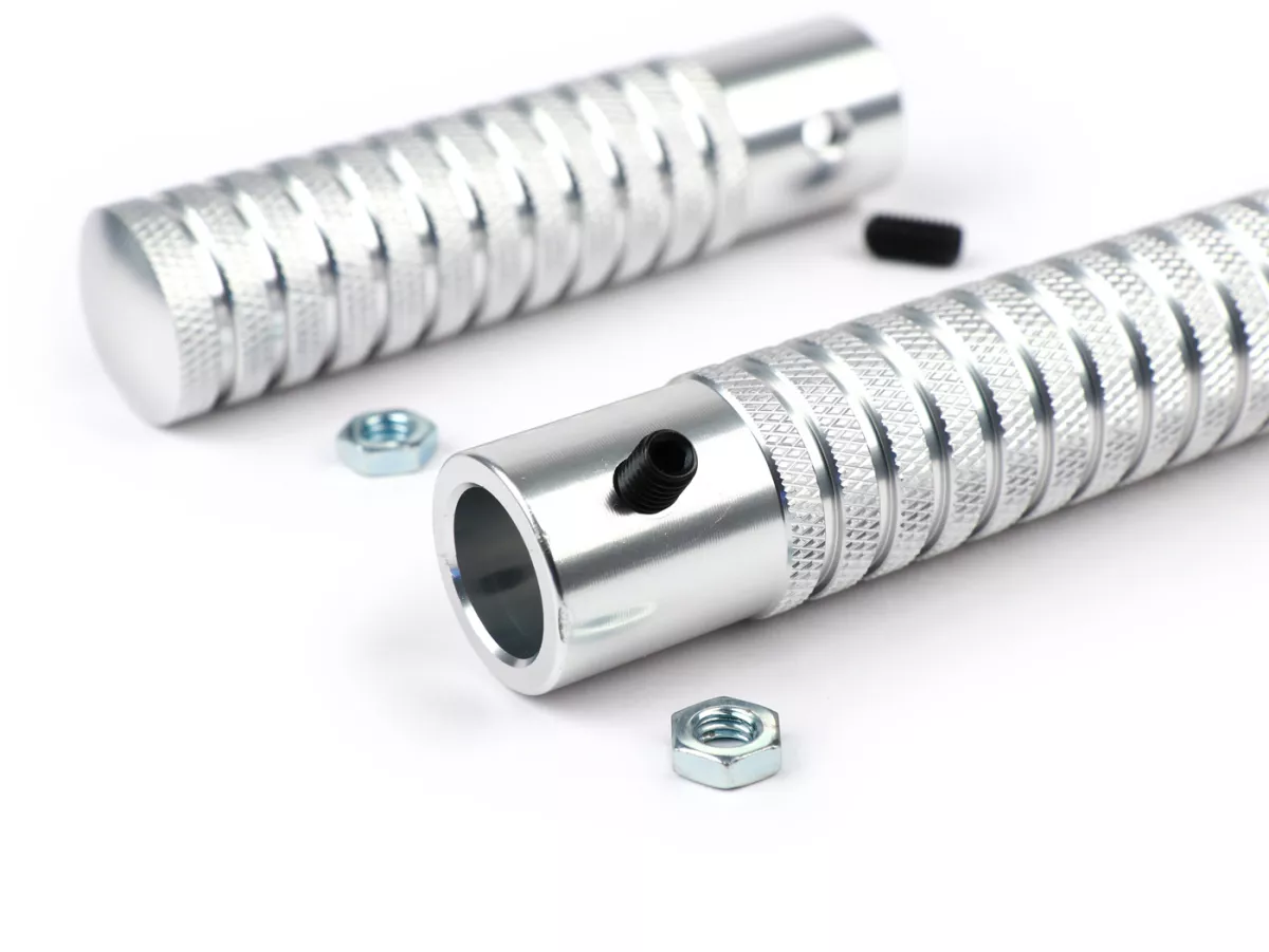 Footrests -TNT- ALU Piaggio Bravo, Boxer, Ciao, Si 16mm