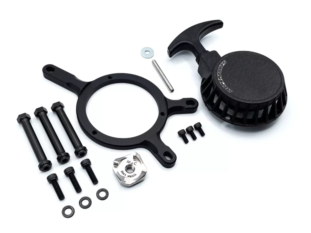 Kabelstarter -MC PROPARTS- Piaggio Ciao, Bravo, Boxer, Si met titanium moer M8