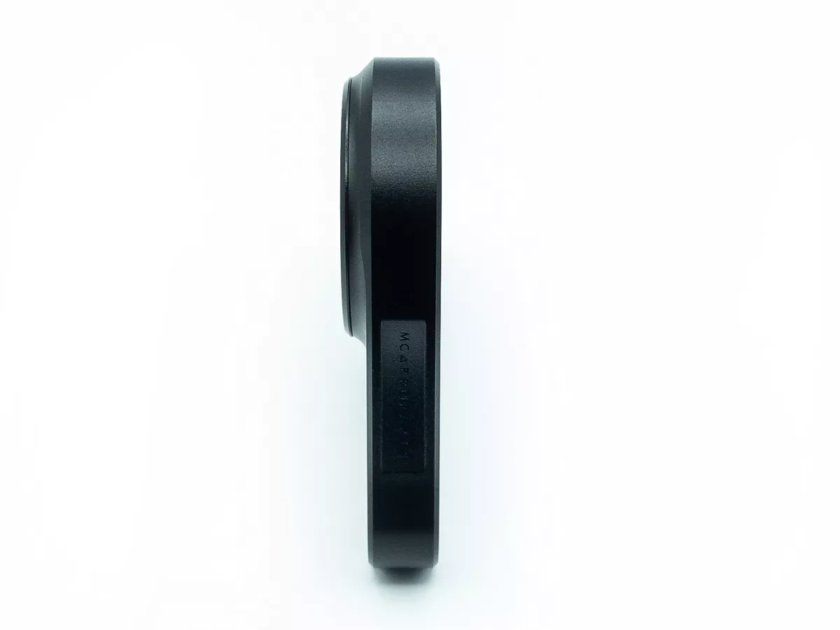 Bearing plate triangle rear wheel -MC PROPARTS- Piaggio Bravo, Ciao, Si CNC Aluminium -Black-.