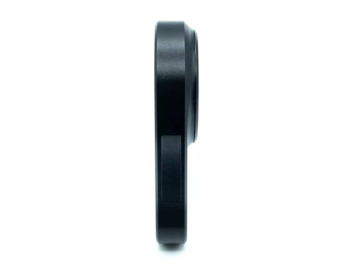 Bearing plate triangle rear wheel -MC PROPARTS- Piaggio Bravo, Ciao, Si CNC Aluminium -Black-.