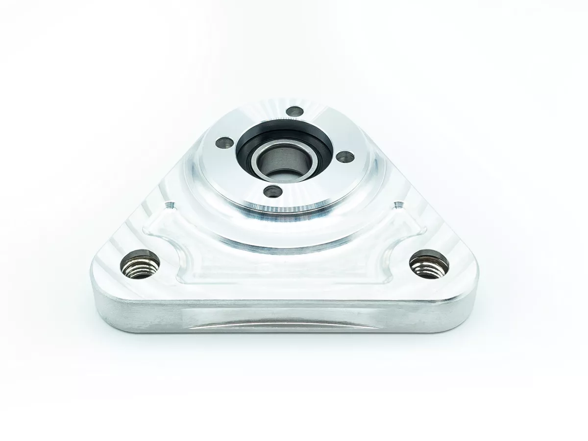 Placa rodamiento triángulo rueda trasera -MC PROPARTS- Piaggio Bravo, Ciao, Si CNC aluminio