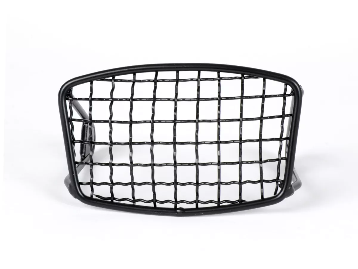 Lamp Grille -OEM- Piaggio Ciao, Citta Black Matt Metal