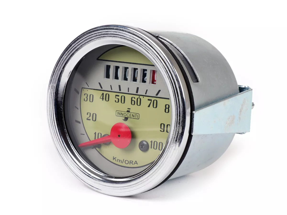 Snelheidsmeter -CASA LAMBRETTA- Lambretta D 125, D 150, LD 125 (1956), LD 150 (-1956) - rond model