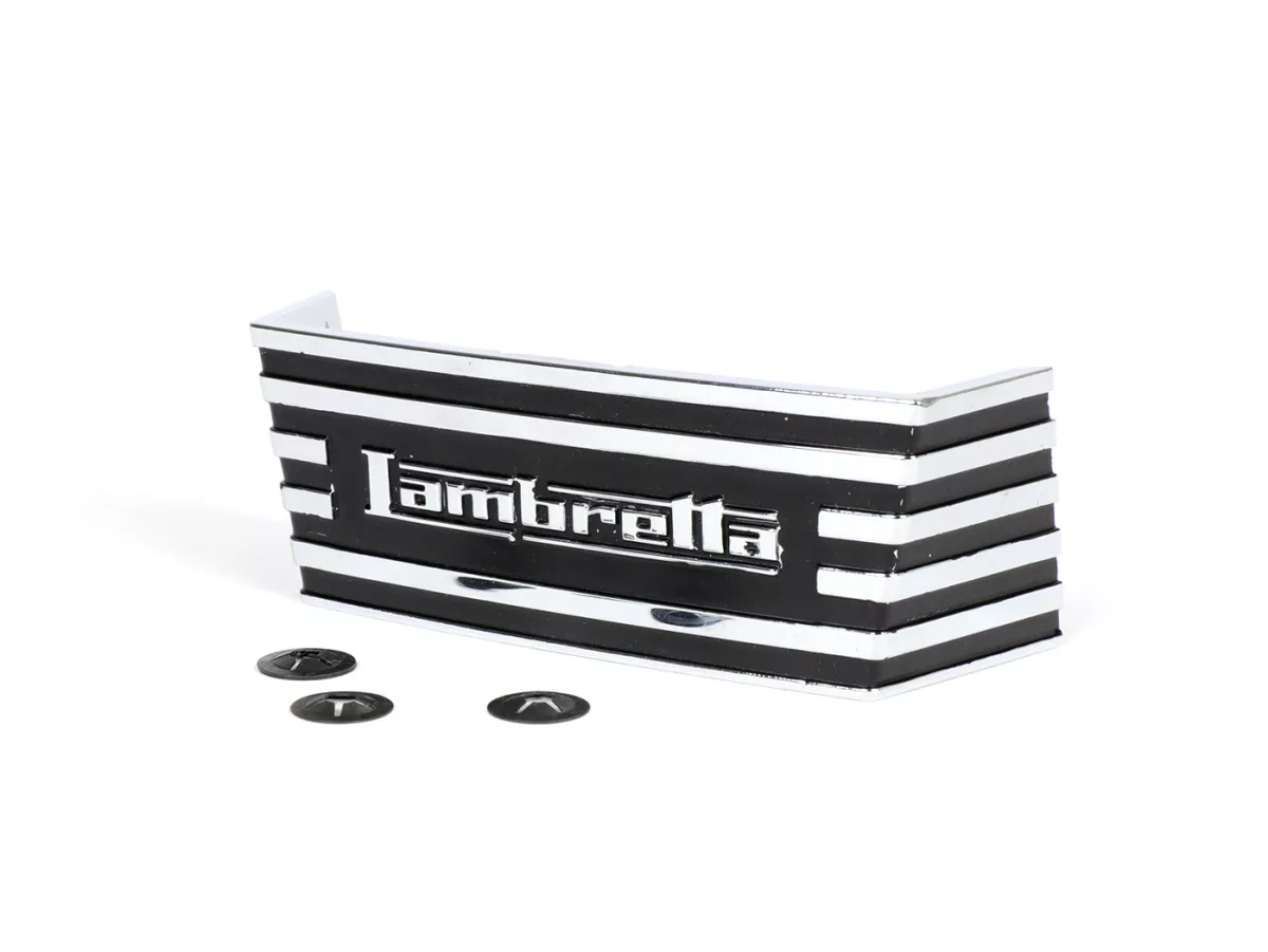 Tapa de la dirección trasera con logotipo -CASA LAMBRETTA- Lambretta Lui 50 C/CL (1969-), Lui 75 S/SL (1969-)