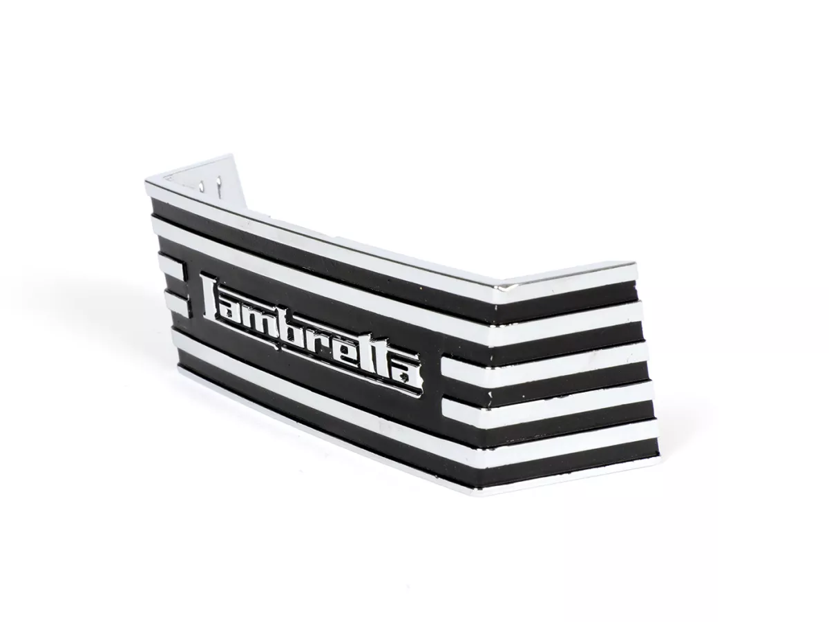 Tapa de la dirección trasera con logotipo -CASA LAMBRETTA- Lambretta Lui 50 C/CL (1969-), Lui 75 S/SL (1969-)