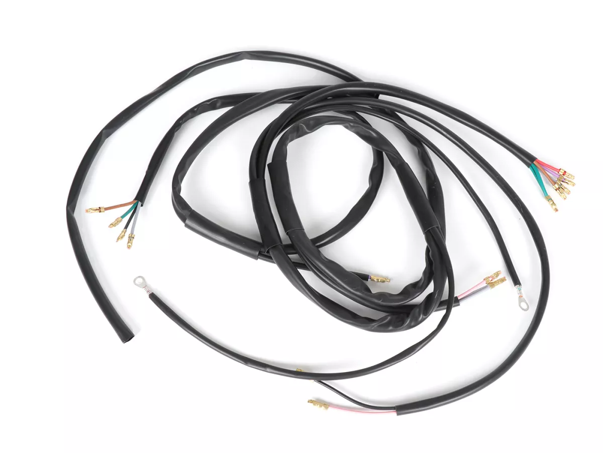 Mazo de cables CC, negro -CASA LAMBRETTA- Lambretta DL/GP 125 (con batería), DL/GP 150 (con batería), DL/GP 200 (con batería)