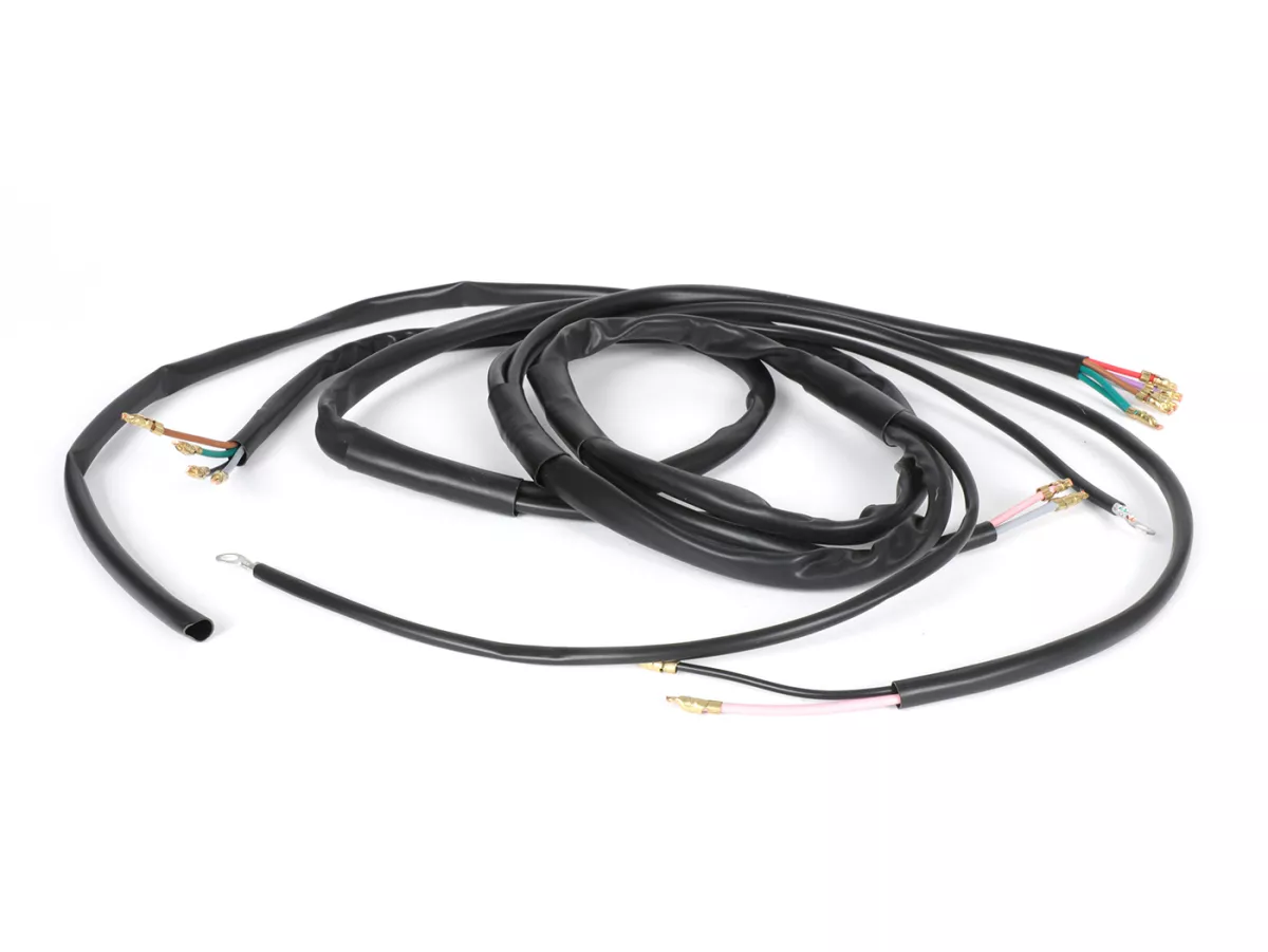 Mazo de cables CC, negro -CASA LAMBRETTA- Lambretta DL/GP 125 (con batería), DL/GP 150 (con batería), DL/GP 200 (con batería)