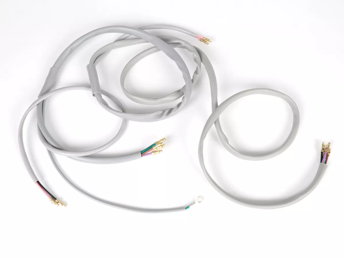 Juego de cables AC (sin batería) para interruptor de luz de freno 2 agujeros -CASA LAMBRETTA- Lambretta LI 125 (Serie 1, 1959-), LI 125 (Serie 2, 1959-1960)