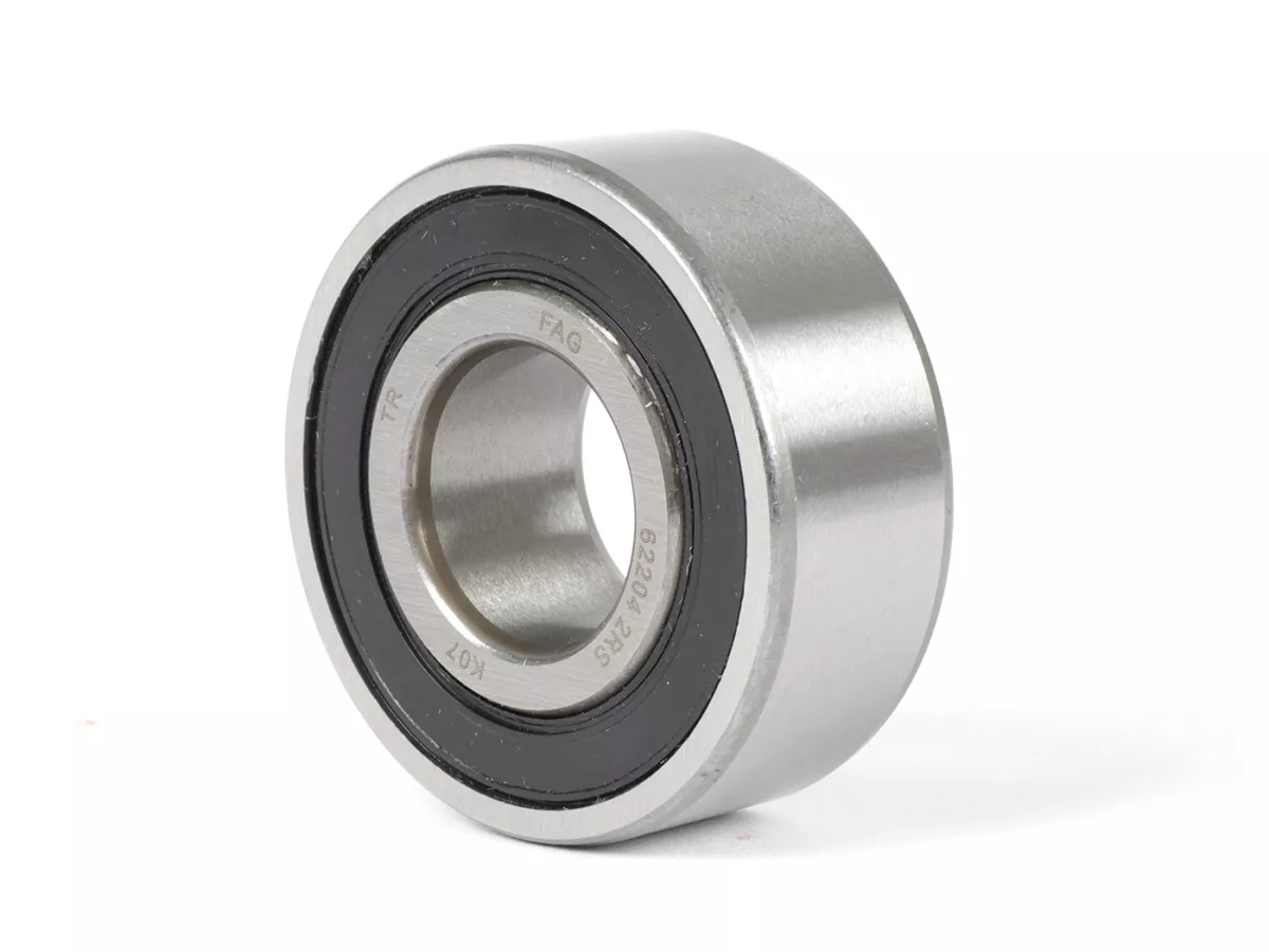 Rodamiento de bolas -62204-A-2RSR- (20x47x18mm) -CASA LAMBRETTA- Lambretta J 125 (4 velocidades), Lui 75 S/SL lado accionamiento cigüeñal