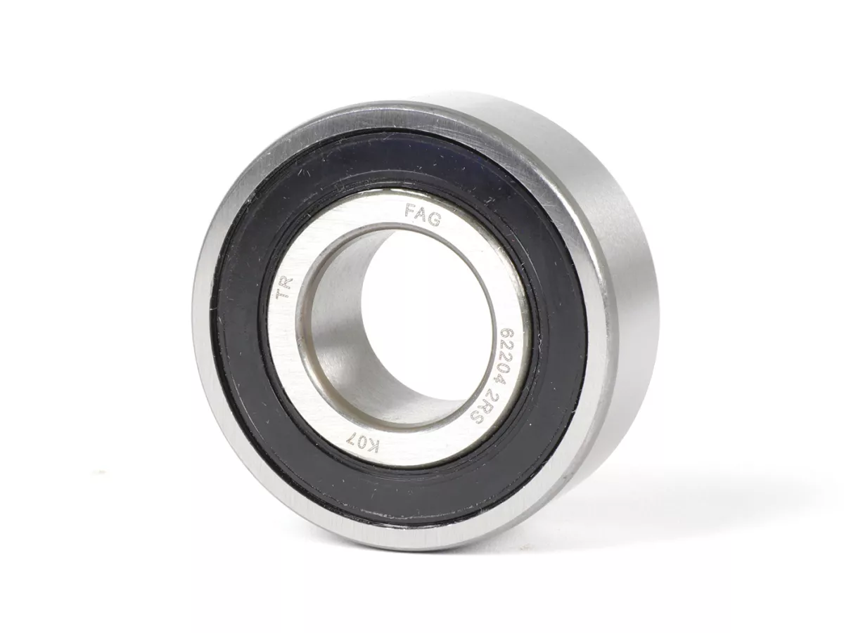 Rodamiento de bolas -62204-A-2RSR- (20x47x18mm) -CASA LAMBRETTA- Lambretta J 125 (4 velocidades), Lui 75 S/SL lado accionamiento cigüeñal