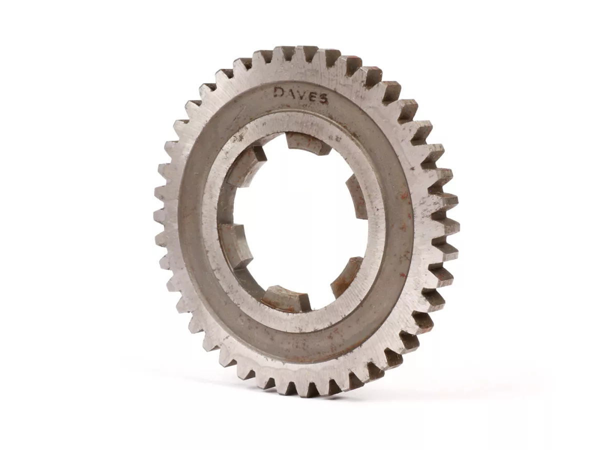 2nd gear cog (42 teeth) -CASA LAMBRETTA- Lambretta J 125 M3 - for countershaft 11-16-21