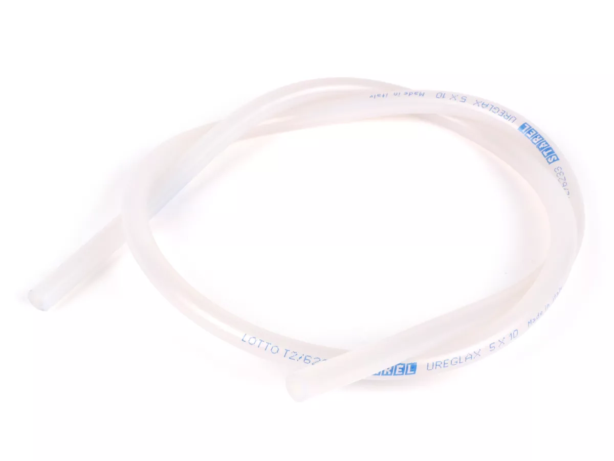 Tuyau d’essence (Ø ext.=10mm, Ø int.=5mm, l=1000mm) -PIAGGIO- Vespa Ciao / Piaggio/ Gilera - transparent