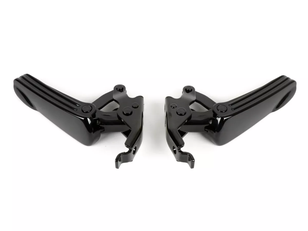 Repose-pieds -MOTO NOSTRA- Vespa GT, GTL, GTS 125-310, GTV - noir brillant/noir brillant