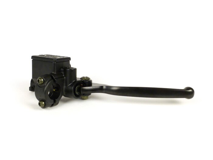 Brake master cylinder -HENG TONG- piston Ø=13mm - rhs (used for Gilera Runner (ZAPC14, ZAPC36), Piaggio NRG (ZAPC18), NRG Extreme (ZAPC21, ZAPC22), NRG MC2 (ZAPC04), NRG MC3 (ZAPC21, ZAPC32), Zip 2 (LBMC25, LBMM25, ZAPC25, ZAPM25))