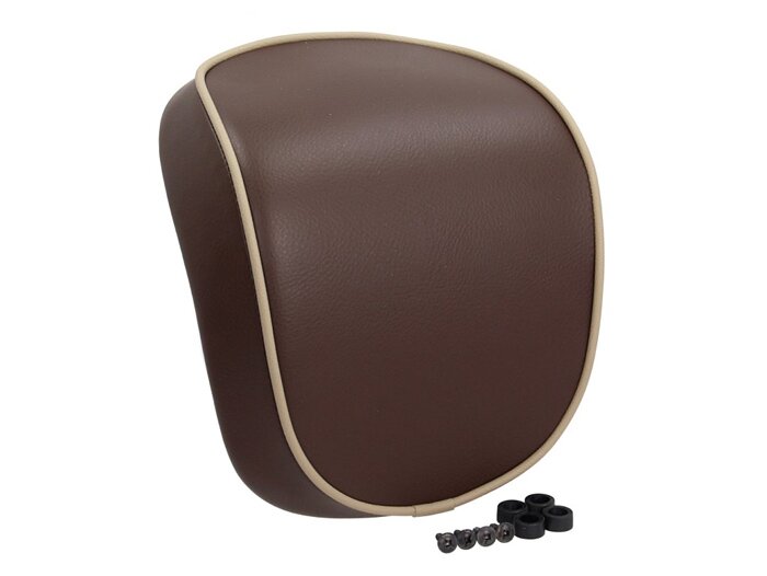 Cojín trasero para baúl - PIAGGIO Vespa- 32l - marrón (Marrone Renna 1392, 70° Anniversario) - Vespa Primavera 50 (ZAPC53100, ZAPC53200), Vespa Primavera 125 (ZAPM81100), Vespa Primavera 150 (ZAPM81200), Vespa Sprint 50 (ZAPC53101, ZAPC53201), Vespa