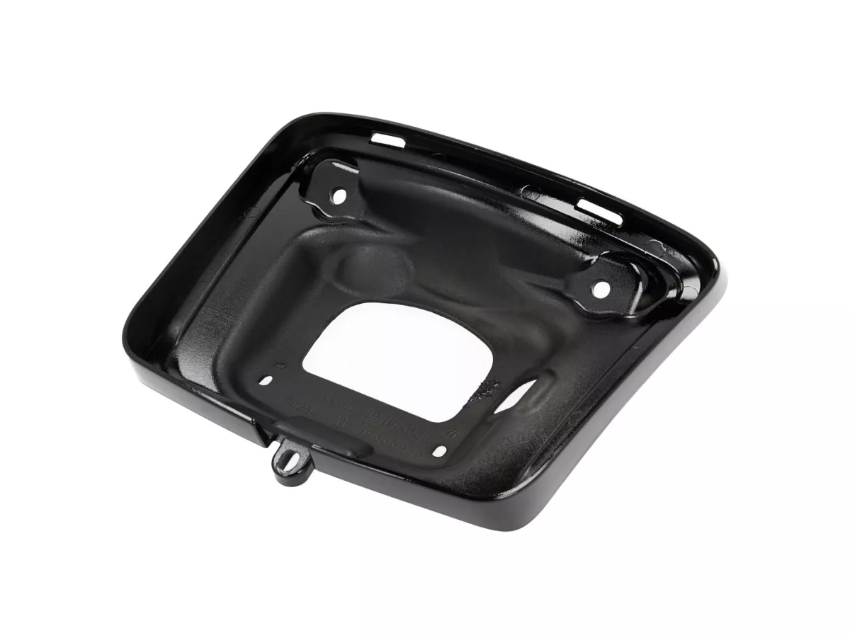 Achterlichtframe -PIAGGIO, glanzend zwart- Vespa GTS 125 (ZAPMA3100, ZAPMA3200), Vespa GTS 150 (ZAPMA3200, ZAPMA3100), Vespa GTS 250 (ZAPM45100), Vespa GTS 300 (ZAPM45200, ZAPM45202, ZAPMA3300), Vespa GTS Super 125 (ZAPM45300, ZAPMA3100, ZAPMA3200, ZAPM4