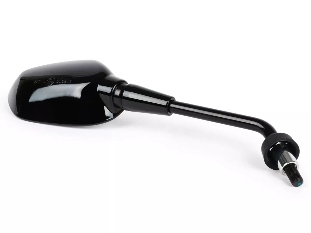 Espejo, negro brillante, derecho -PIAGGIO- Vespa GTS 125-310 Keyless Basic, Sport, Super Sport, Super Tech