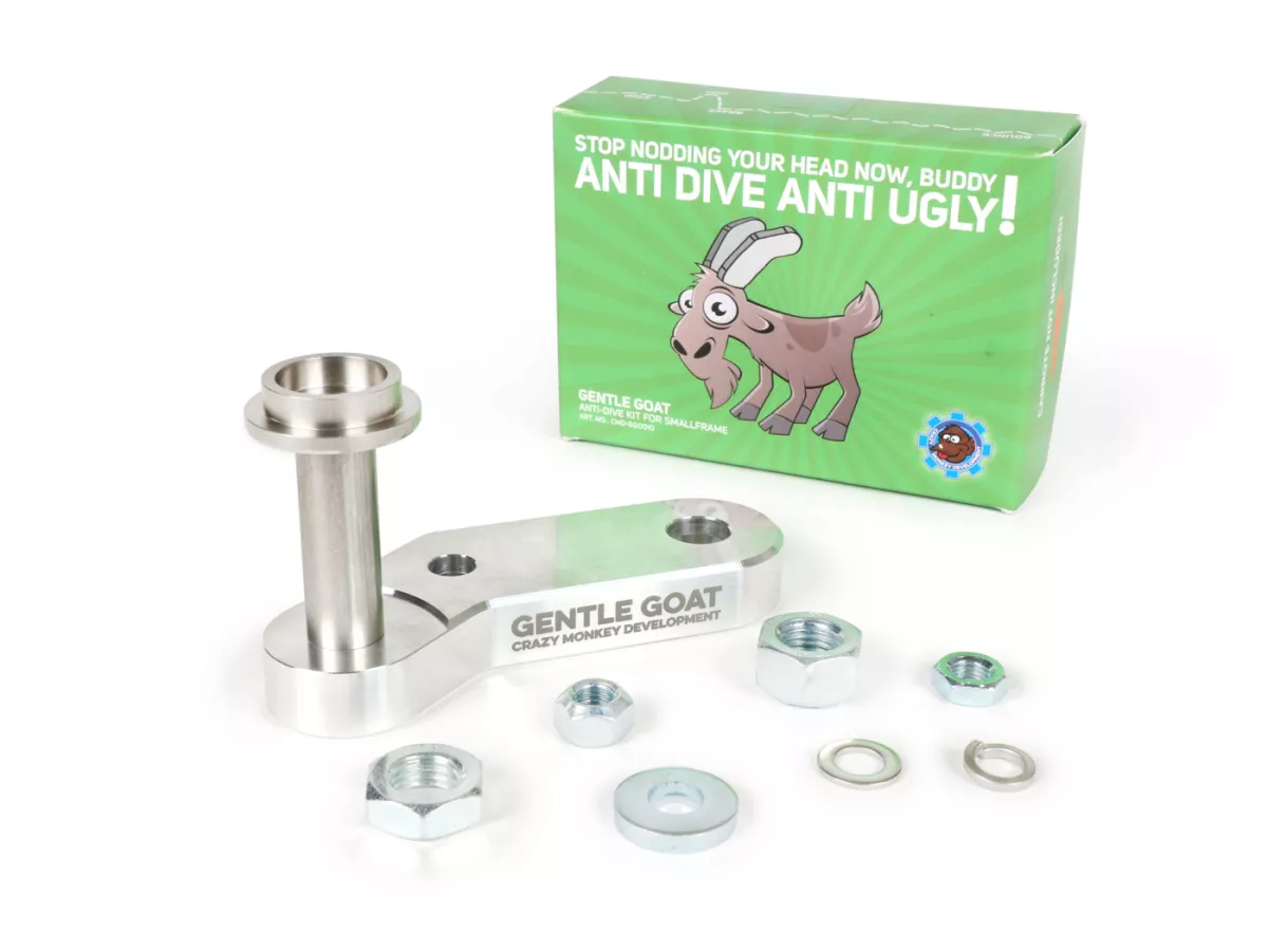 Anti-dive kit for front shock absorber -CMD Gentle Goat- Vespa V50, PV125, ET3
