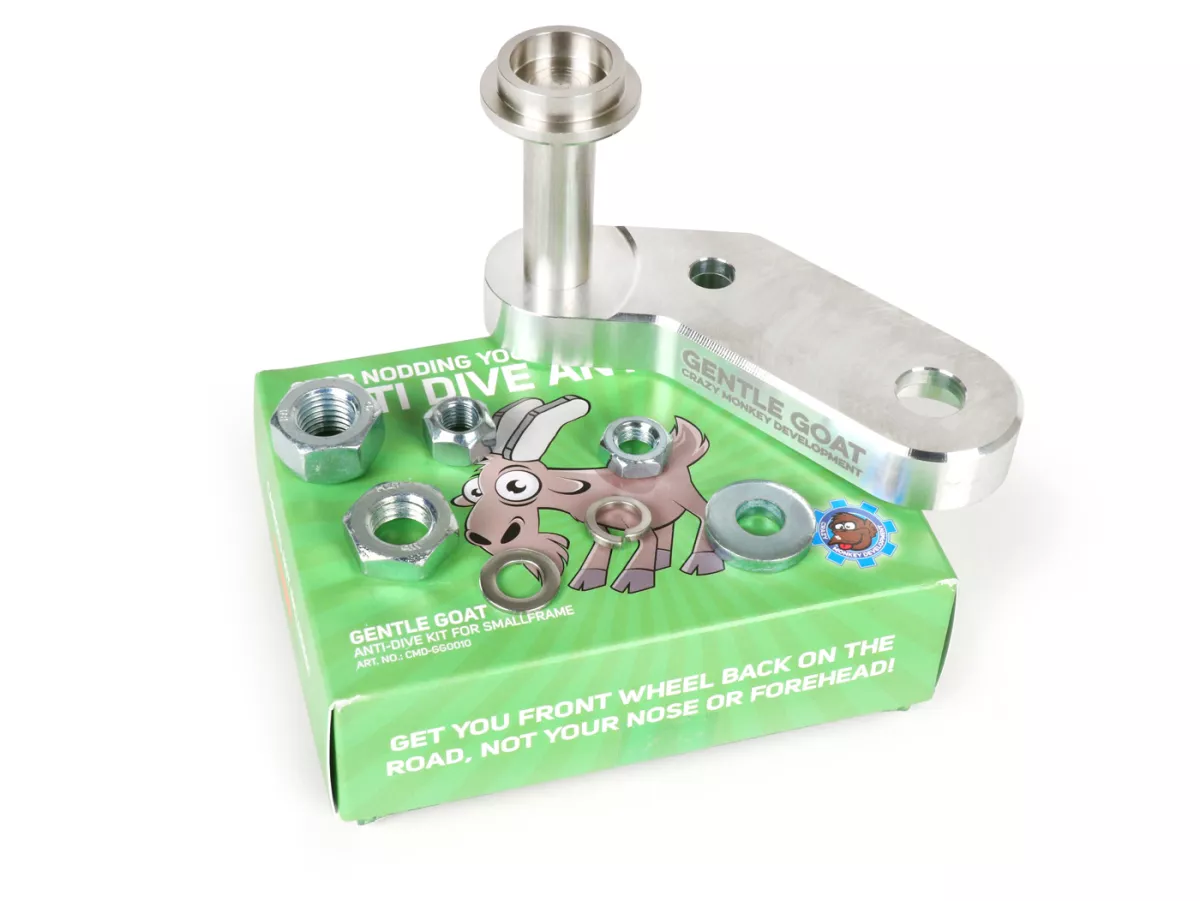 Anti-dive kit for front shock absorber -CMD Gentle Goat- Vespa V50, PV125, ET3