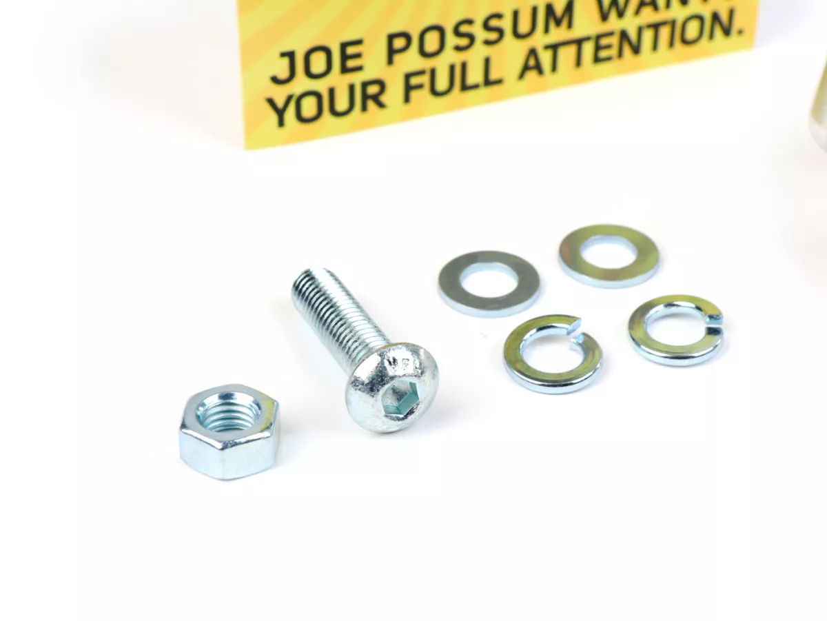 Adaptador amortiguador trasero -CMD Joe Possum- Vespa Smallframe V50, PV125, ET3 - para reubicar el amortiguador cuando se utilizan sistemas de escape de resonancia.