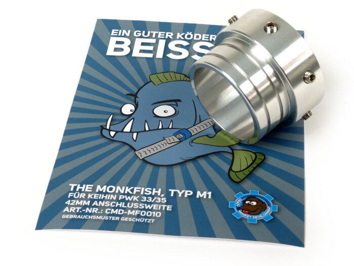 Caburator fixation -CMD The Monkfish Typ M1- Keihin PWK33, PWK35 - AW=Ø42mm