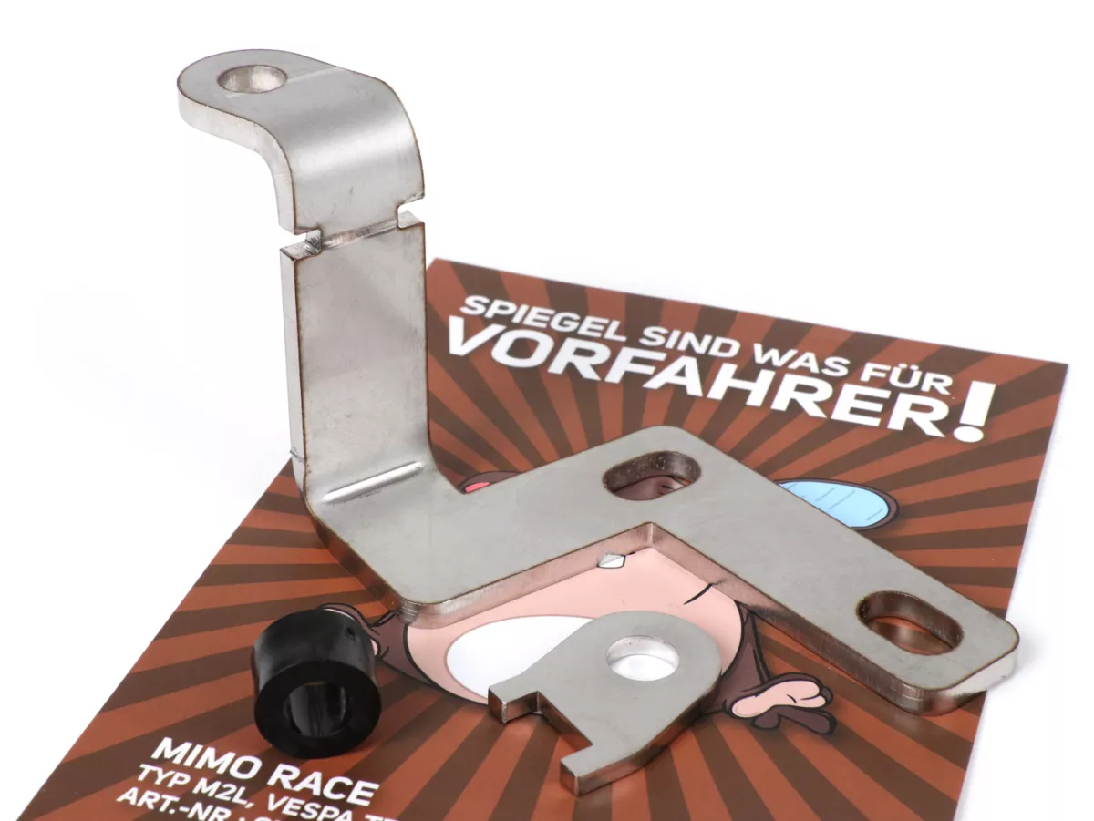 Mirror bracket -CMD MiMo Race- Vespa PK S, PK XL, PX - left hand side