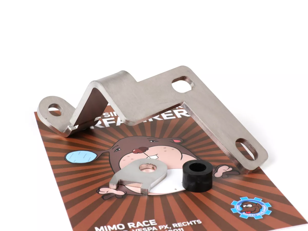 Mirror bracket -CMD MiMo Race- Vespa PK S, PK XL, PX - right hand side