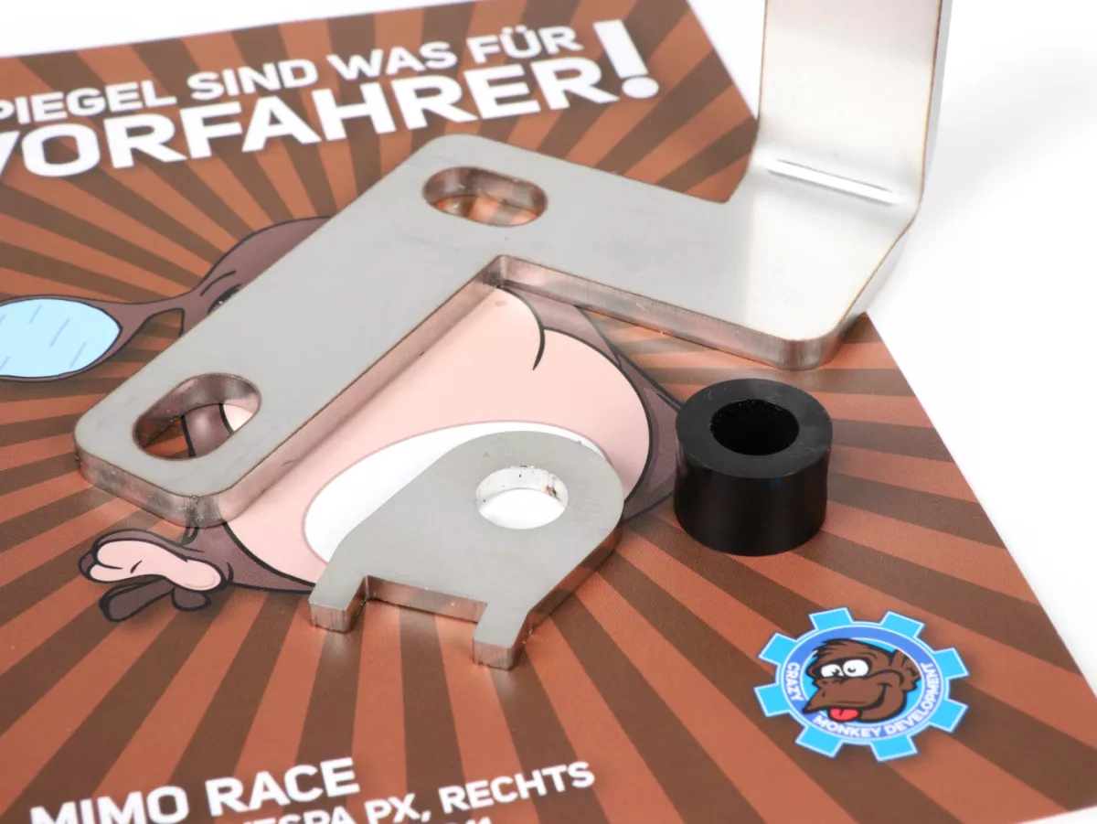 Mirror bracket -CMD MiMo Race- Vespa PK S, PK XL, PX - right hand side