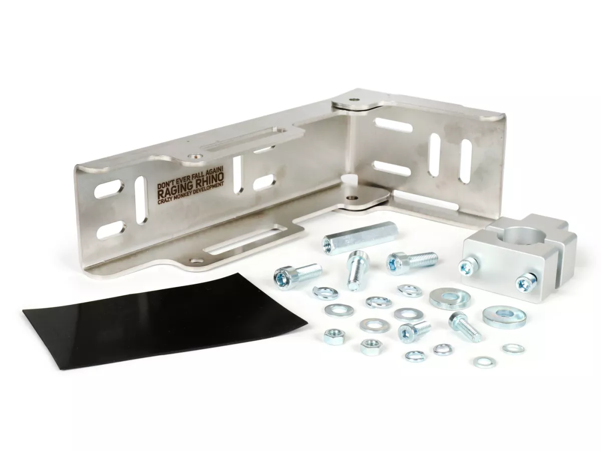 Main Stand Support -CMD Raging Rhino- Transportation Security for Vespa Smallframe V50, PV, ET3, PK - Largeframe PX, T5, Cosa, Rally, Sprint, Super, TS, GT, GTR, SS180, GS160, VNA, VNB, VBA, VBB