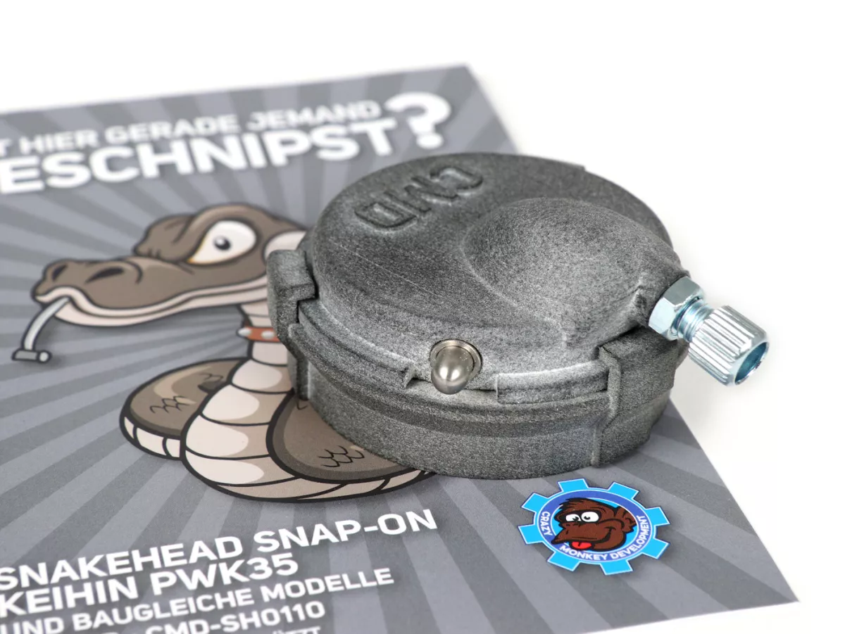 Carburettor top cap -CMD SnakeHead SO (Snap-On)- Keihin PWK33, PWK35, PWK38, PWK41