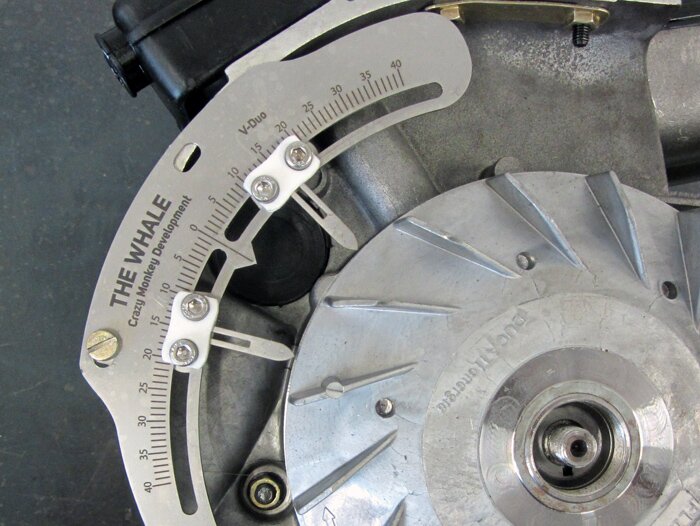 Remklauw meter voor ontsteking afstelling -CMD De Walvis / Der Wal V-Duo- Vespa Largeframe en Smallframe
