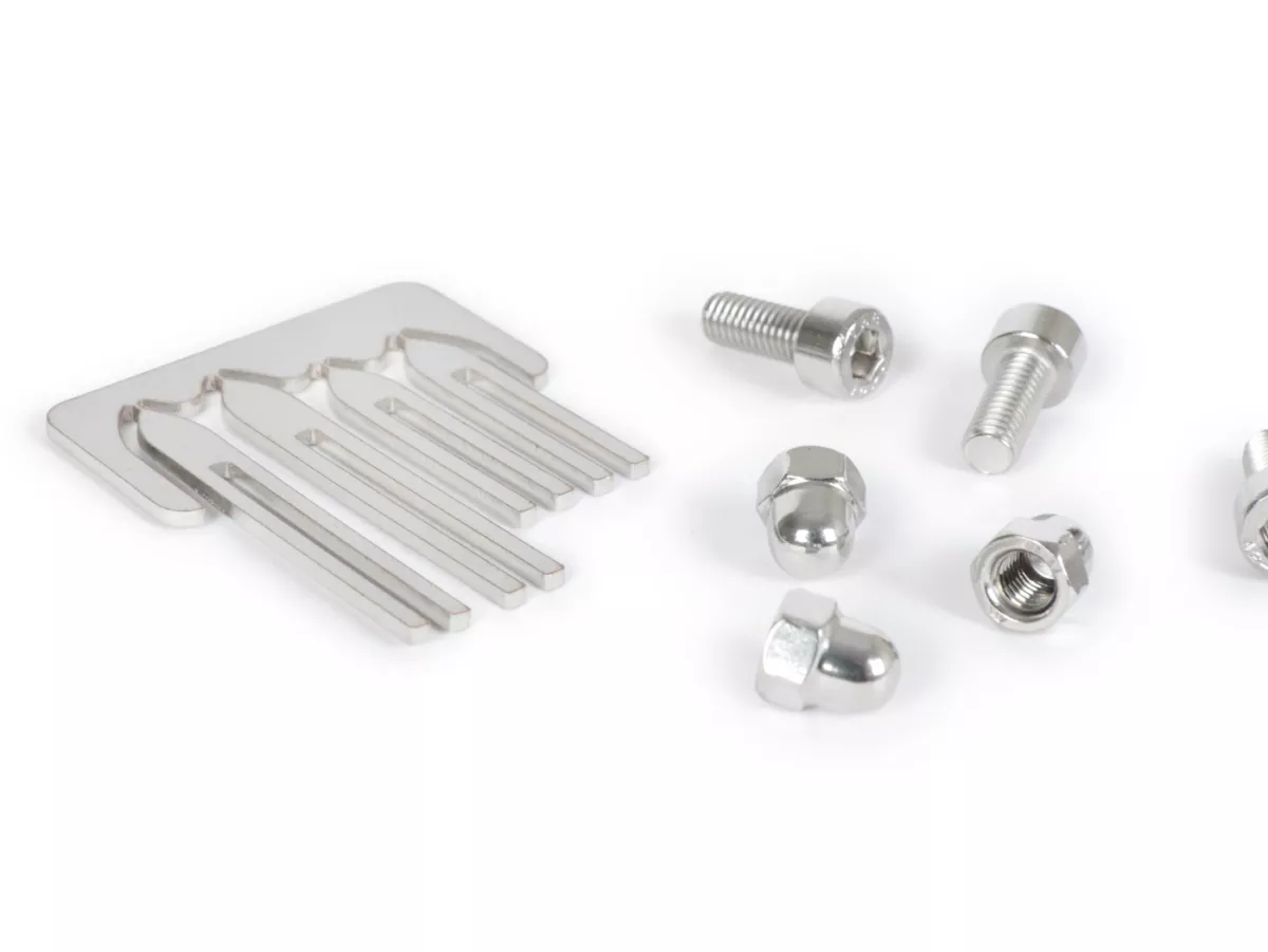 Naaldenset -CMD Harpoen meetpunten standaard, 2 x 28mm en 2 x 40mm, dubbelpak met 4 meetpunten incl. accessoires- Vespa Largeframe en Smallframe