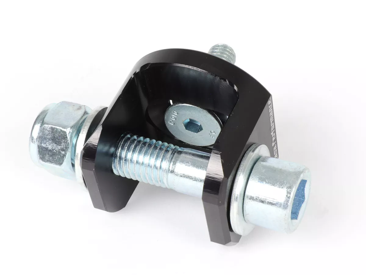 Adaptateur d'amortisseur -CASA PERFORMANCE- Moteur Lambretta Junior J50, J125 dans un cadre Lambretta Lui/Vega.