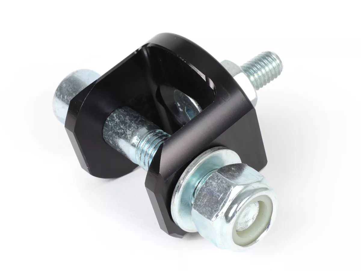 Adaptateur d'amortisseur -CASA PERFORMANCE- Moteur Lambretta Junior J50, J125 dans un cadre Lambretta Lui/Vega.