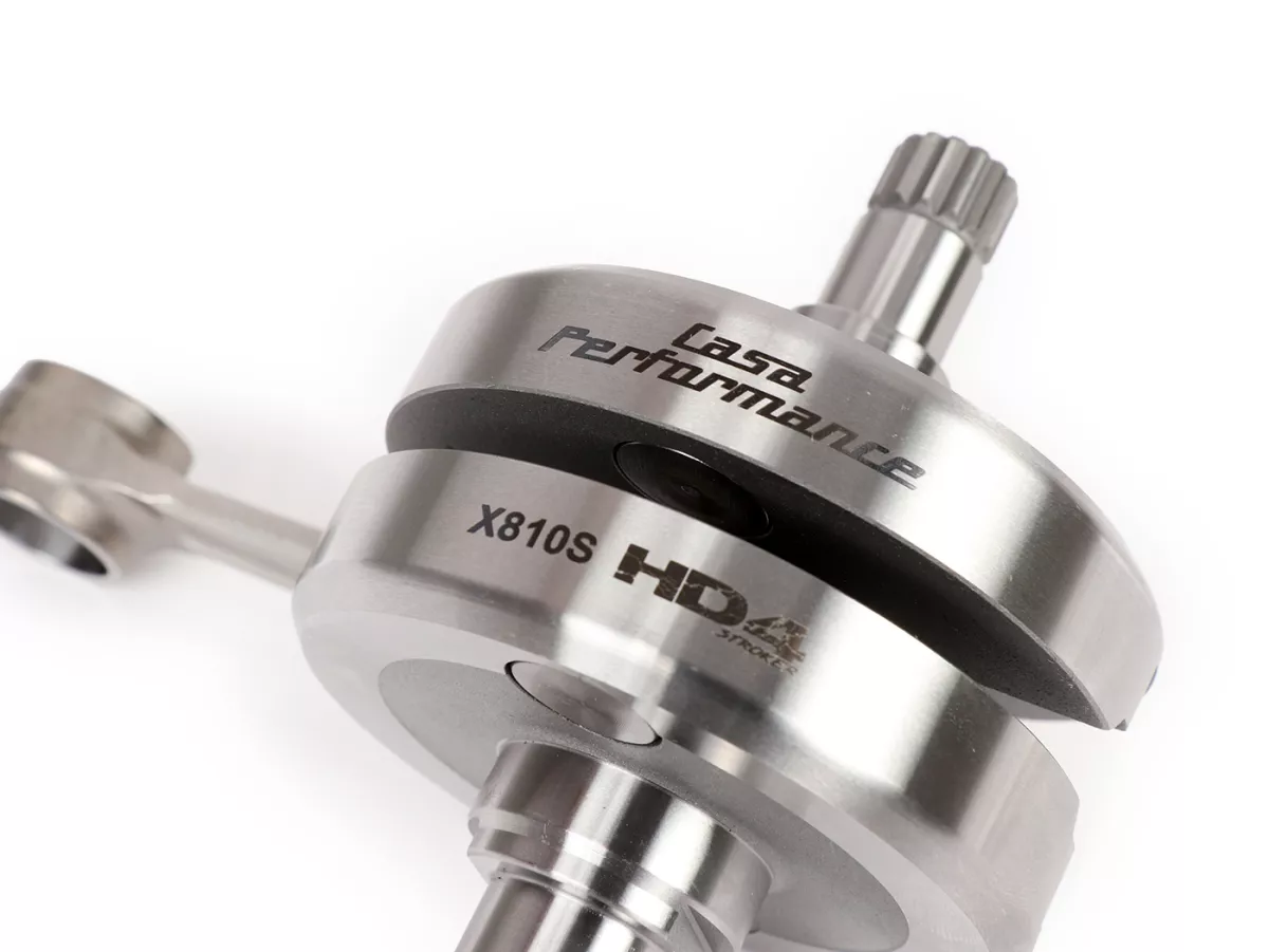 Cigüeñal -CASA PERFORMANCE, HD4 (carrera 50mm)- Lambretta Lui 75 S/SL, J 125 (4 velocidades)