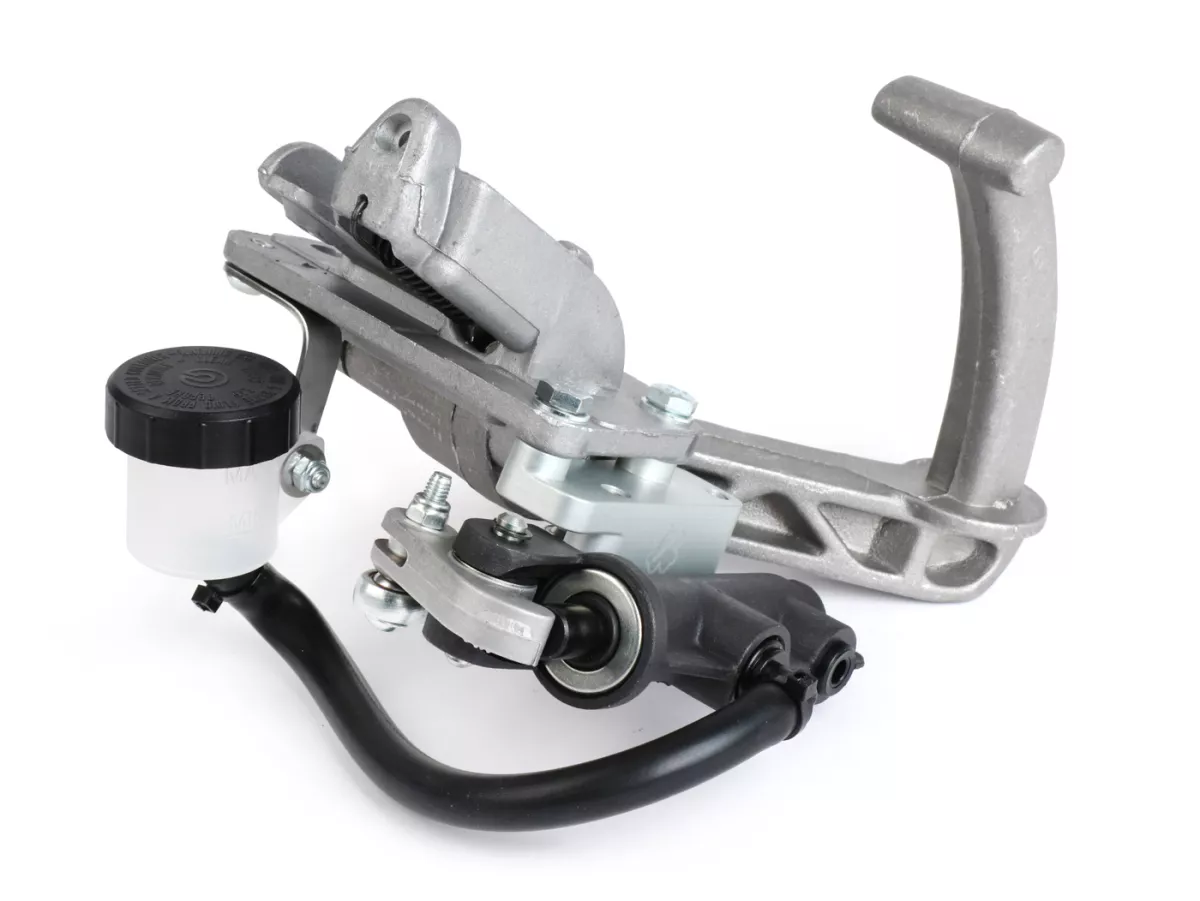 Rempedaalset -CRIMAZ hydraulisch- Vespa PX, PX Lusso, PX 98, PX My, PX 2011, T5 125cc, PK S, PK XL, PK XL2, ET3 (vanaf nr. 52721), V50 R (vanaf nr. 914748), V50 S (vanaf nr. 79735)