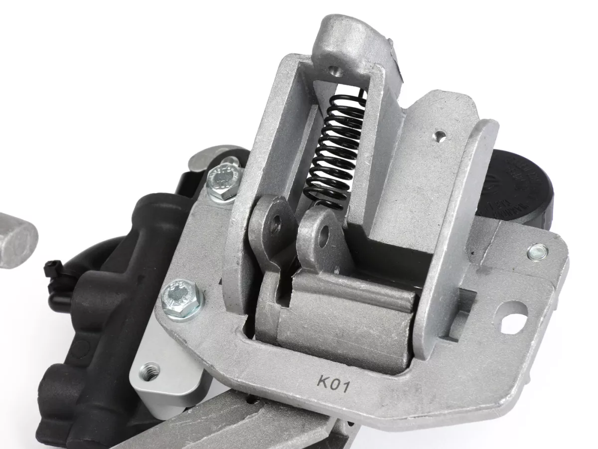 Rempedaalset -CRIMAZ hydraulisch- Vespa PX, PX Lusso, PX 98, PX My, PX 2011, T5 125cc, PK S, PK XL, PK XL2, ET3 (vanaf nr. 52721), V50 R (vanaf nr. 914748), V50 S (vanaf nr. 79735)