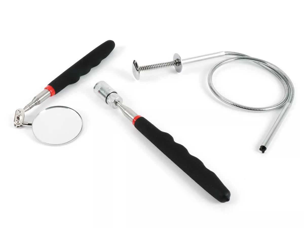 Telescopische gereedschapsset -CT 3-in-1- spiegel, LED magnetisch gereedschap, flexibele grijparm