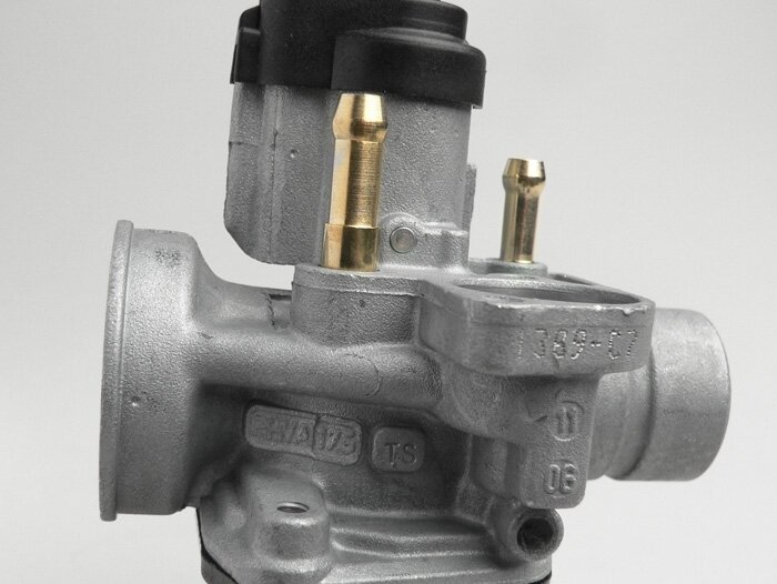 Carburateur -DELLORTO 17,5mm PHVA TS- elektrische choke, Minarelli 50 ccm - AW=23mm-