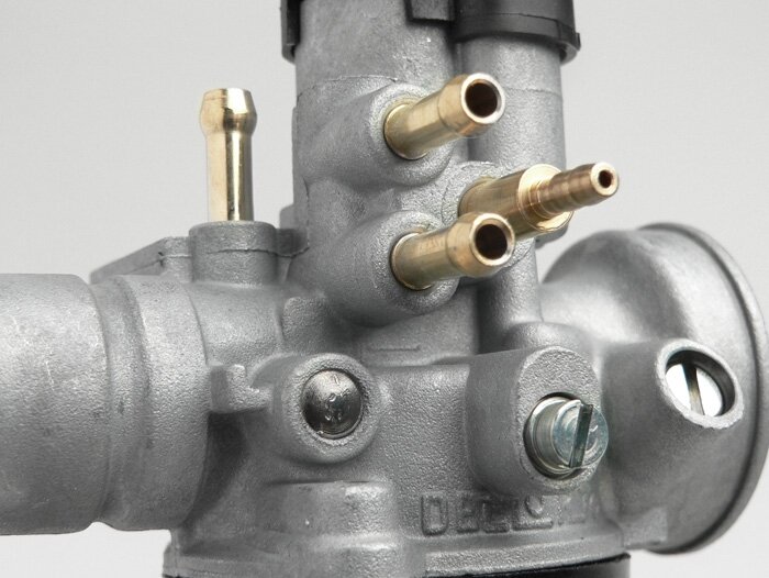 Carburateur -DELLORTO 17,5mm PHVA TS- elektrische choke, Minarelli 50 ccm - AW=23mm-
