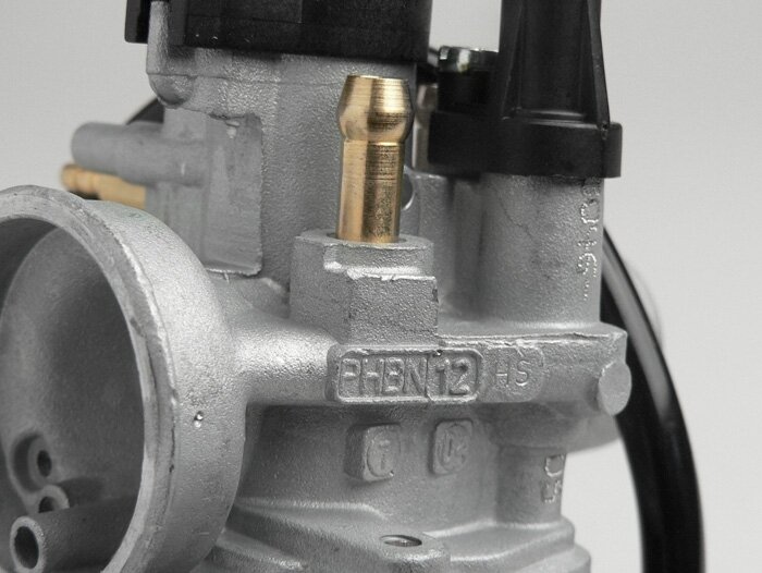 Carburator -DELLORTO 12mm PHBN HS- manual choke, Minarelli 50 cc (MJ=93, IJ=36, AT=211, NE=A21, SL=40) - CS=23mm- APRILIA SR50 (Minarelli), YAMAHA Aerox (YQ50/L) 50, BWS 50, JOG50, NEOS, SLIDER, SPY, VINO50, WHY50, ZEST50, ZUMA50, MBK BOOSTER 50,  MACH G