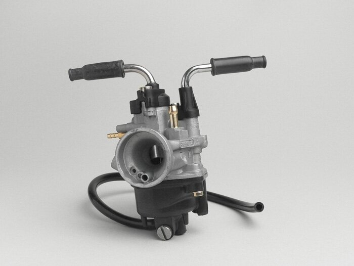 Carburator -DELLORTO 12mm PHBN GS- manual choke, Minarelli 50 cc (MJ=76, IJ=38, AT=209, NE=A12, SL=30) - CS=23mm- APRILIA SR50 (Minarelli), YAMAHA Aerox (YQ50/L) 50, BWS 50, JOG50, NEOS, SLIDER, SPY, VINO50, WHY50, ZEST50, ZUMA50, MBK BOOSTER 50,  MACH G