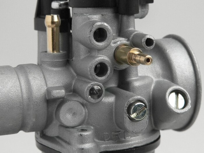 Carburator -DELLORTO 12mm PHBN GS- manual choke, Minarelli 50 cc (MJ=76, IJ=38, AT=209, NE=A12, SL=30) - CS=23mm- APRILIA SR50 (Minarelli), YAMAHA Aerox (YQ50/L) 50, BWS 50, JOG50, NEOS, SLIDER, SPY, VINO50, WHY50, ZEST50, ZUMA50, MBK BOOSTER 50,  MACH G