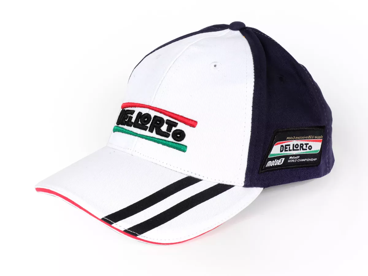 Basiskap -DELLORTO, Racing- - blauw / wit