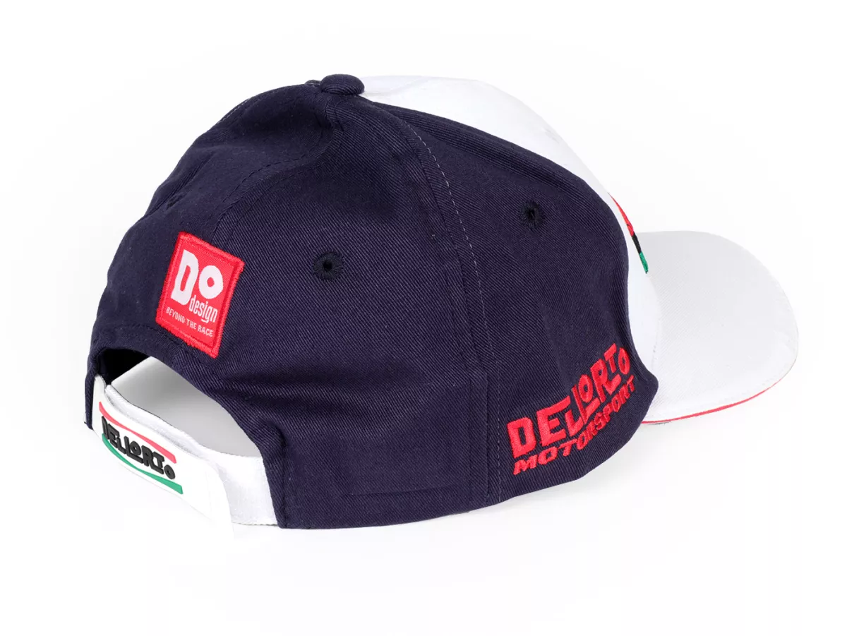 Basiskap -DELLORTO, Racing- - blauw / wit