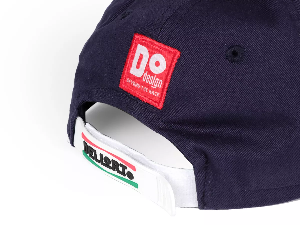 Basiskap -DELLORTO, Racing- - blauw / wit